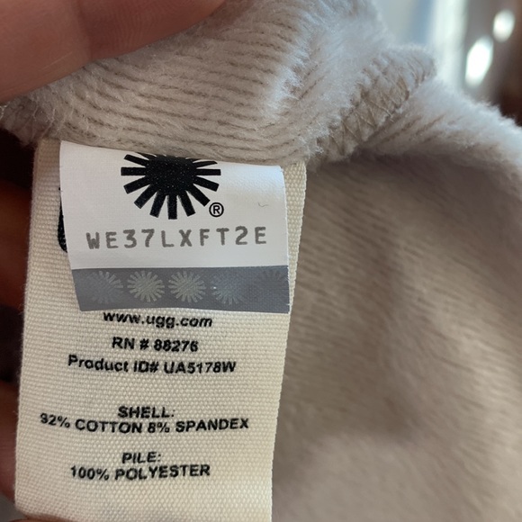 UGG Duffield II Fleece Robe in Oatmeal Heather Color - Picture 6 of 10